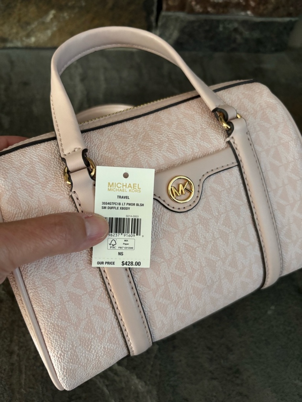 Michael Kors Small Logo Duffle Crossbody - Picture 13 of 13